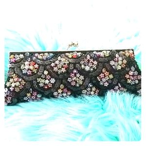 Vintage Beaded Clutch